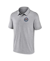 Fanatics Men's Gray Florida Panthers 2024 Stanley Cup Champions Seal Logo Polo Shirt