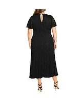 City Chic Women's Lace Christa Dress