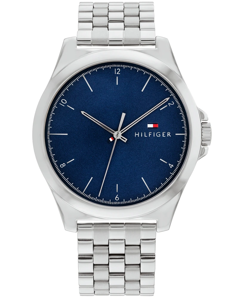 Tommy Hilfiger Men's Quartz Silver Stainless Steel Watch 42mm