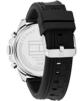 Tommy Hilfiger Men's Quartz Black Silicone Watch 46mm