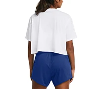 Under Armour Women's Boxy Cropped Logo T-Shirt