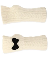 kate spade new york Velvet Bow Arm Warmers