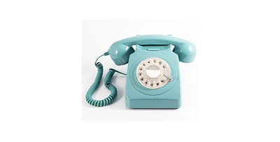 Gpo Retro GPO746RBL 746 Desktop Rotary Dial Telephone - Blue