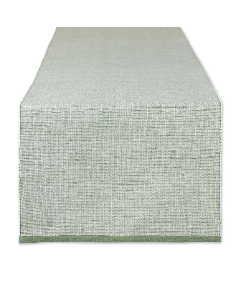 Design Imports Fine Ribbed Table Runner 13x72 inches