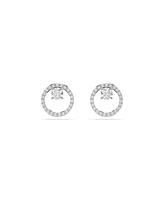 Swarovski Round Cut, White, Constella Stud Earrings