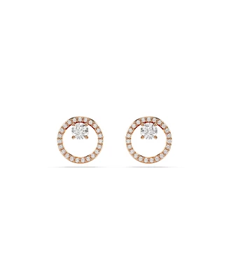 Swarovski Round Cut, White, Constella Stud Earrings