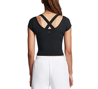 Under Armour Women's Motion Ruched Short-Sleeve Top