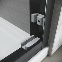 Premium Double Sliding Shower Door Durable, Smooth, Safe & Adjustable