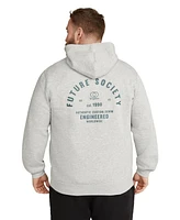 Johnny Bigg Men's Future Society Print Hoodie Sweatshirt