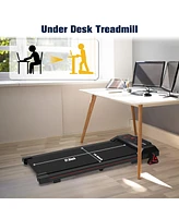 Redliro Walking Pad with Incline Under Desk Treadmill, Portable Compact Installation-Free Treadmills for Home Office 265lbs Capacity