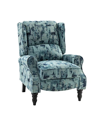 Hulala Home Asikli Manual Recliner with Wingback Design