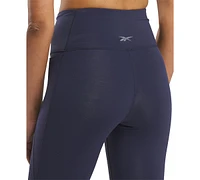 Reebok Women's Lux High-Rise Pull-On 3/4 Leggings