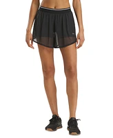 Reebok Women's Team Mesh Layered Knit Shorts