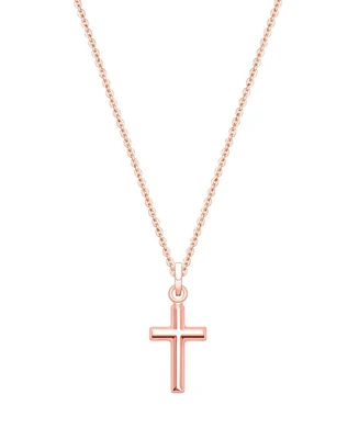 Tiny Blessings Kids Children's 14K Gold Everlasting Faith Cross 13-14" Necklace