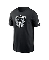 Nike Men's Black Las Vegas Raiders Rewind Logo Essential T-Shirt