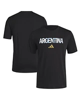 Adidas Men's Black Argentina National Team High Brand Read T-Shirt