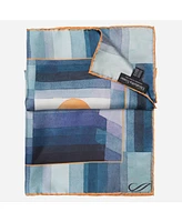 Elizabetta Men's Early Autumn - Silk Pocket Square for Men - Mutli