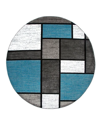 Main Street Rugs Montane 8'x8' Round Area Rug