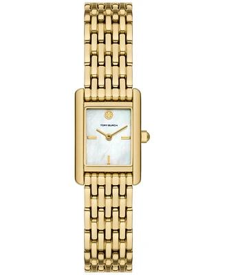 Tory Burch Women's The Eleanor Quartz Gold-Tone Stainless Steel Bracelet Watch 19mm