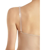 Capezio Plus Plunge Neck Mesh Midriff Leotard