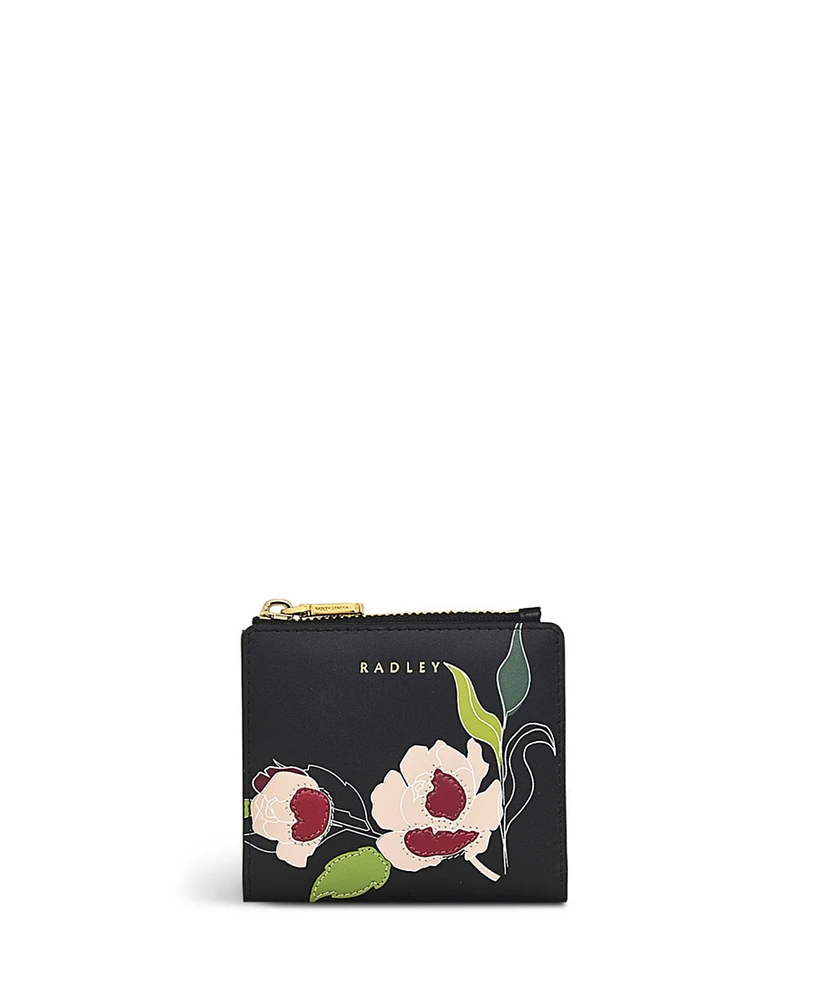 Radley London Wild Roses- Small Zip Top Coin Purse