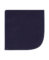 Hudson Baby Infant Boy Flannel Cotton Washcloths, One Size