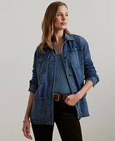 Lauren Ralph Women's Denim Shirt Jacket