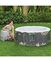 Bestway SaluSpa Aruba AirJet Inflatable Hot Tub with 110 Soothing Jets, Gray