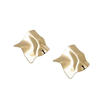 Sohi Women's Foil Stud Earrings