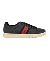 Guess Men's Lomynz Branded Lace Up Fashion Sneakers