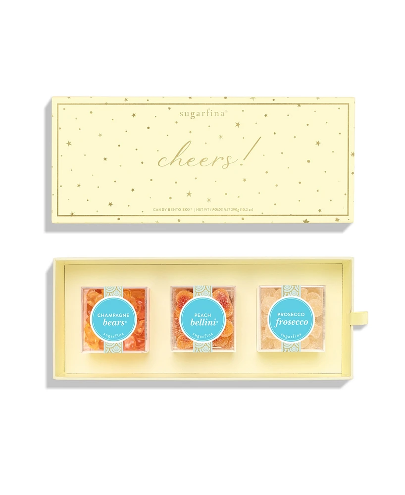 Sugarfina Cheers! Candy Bento Box, 3 Piece