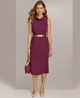 Donna Karan Women's Belted Sheath Dress