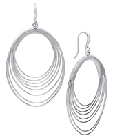 Style & Co Layered Oval Drop Earrings, Created for Macy's