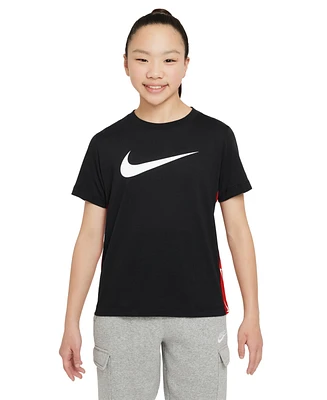 Nike Big Kids Sportswear Cotton Logo Graphic T-Shirt