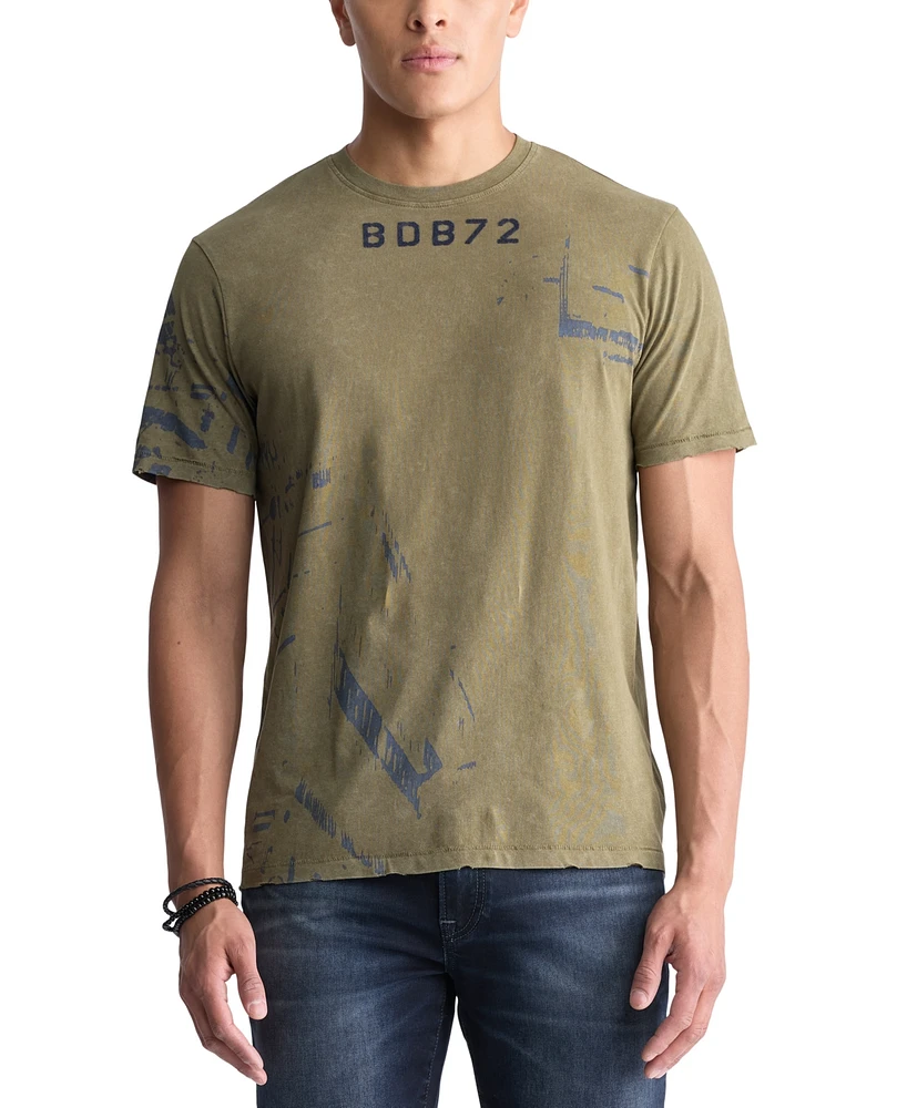 Buffalo David Bitton Men's Tapia Short Sleeve Graphic T-Shirt