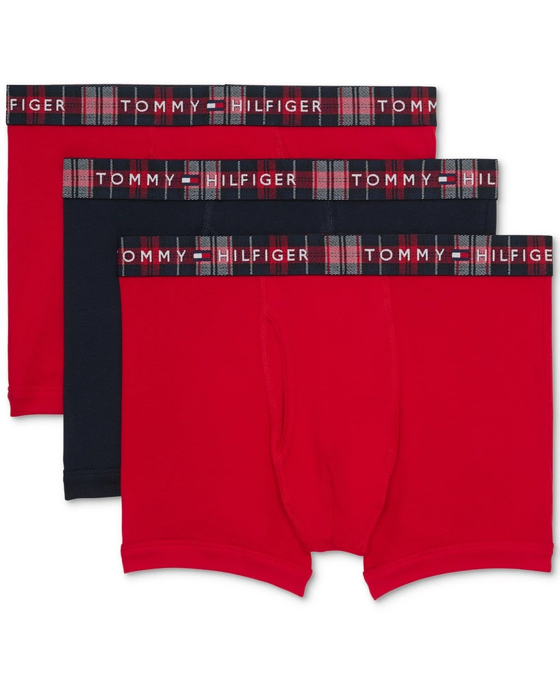 Tommy Hilfiger Men's Solid Trunks, Pack of 3