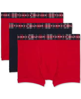 Tommy Hilfiger Men's Solid Trunks, Pack of 3