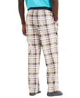 Nautica Men's Classic-Fit Plaid Fleece Pajama Pants