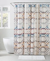 Pendleton White Sands Cotton Shower Curtain 72"x72"