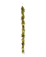 National Tree Company Christmas Bells Pine Garland, 6 feet.