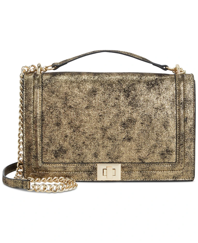 I.n.c. International Concepts Ajae Flap Metallic Shoulder Bag, Created for Macy's