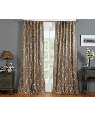 Ihi Home Cordoba Faux Silk Taffeta Curtain Panel