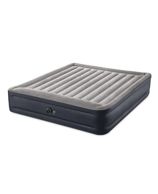 Intex Dura Beam Plus Deluxe Blow Up Air Mattress Bed with Built In Pump, King