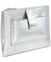 I.n.c. International Concepts Franee Metallic Croco Small Pouch, Created for Macy's