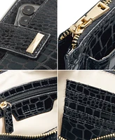 INC Franee Croco Small Pouch, Created for Macy's