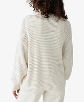 Sanctuary Women's Falling For Fall Button-Front Cotton Cardigan