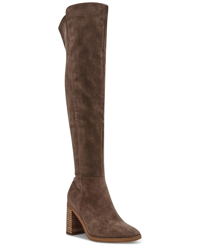 Dv Dolce Vita Women's Finnegan Over-The-Knee Block-Heel Boots