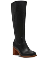 Dv Dolce Vita Women's Ullah Wide Calf Block Heel Dress Boots