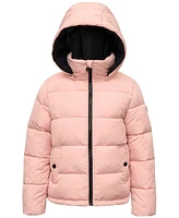 Michael Kors Big Girls Fleece-Lined Full-Zip Hooded Puffer Jacket