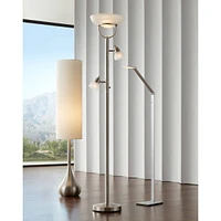 360 Lighting 3-in-1 Design Modern Torchiere Floor Lamp Dimmable Tree 3